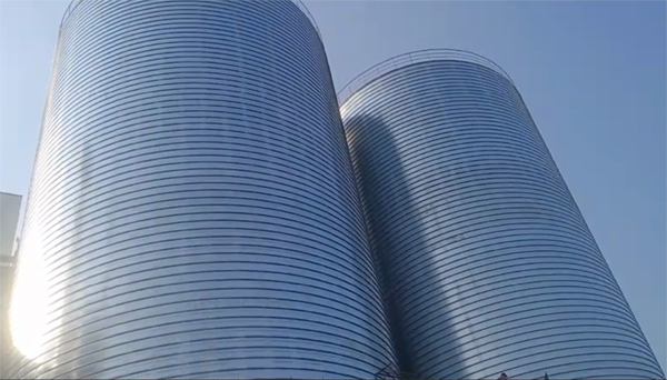 琅琊2座混凝土高架卷板仓